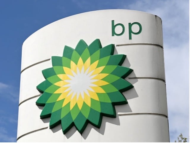 BP Logo on Building
