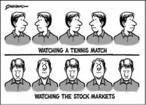 Watching a tennis match vs watching the stock market
