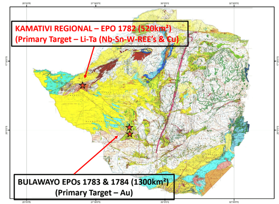 Kamativi Lithium Project