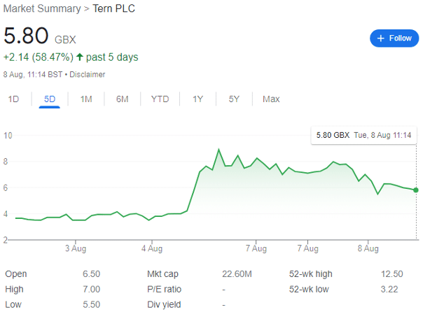 Tern Plc